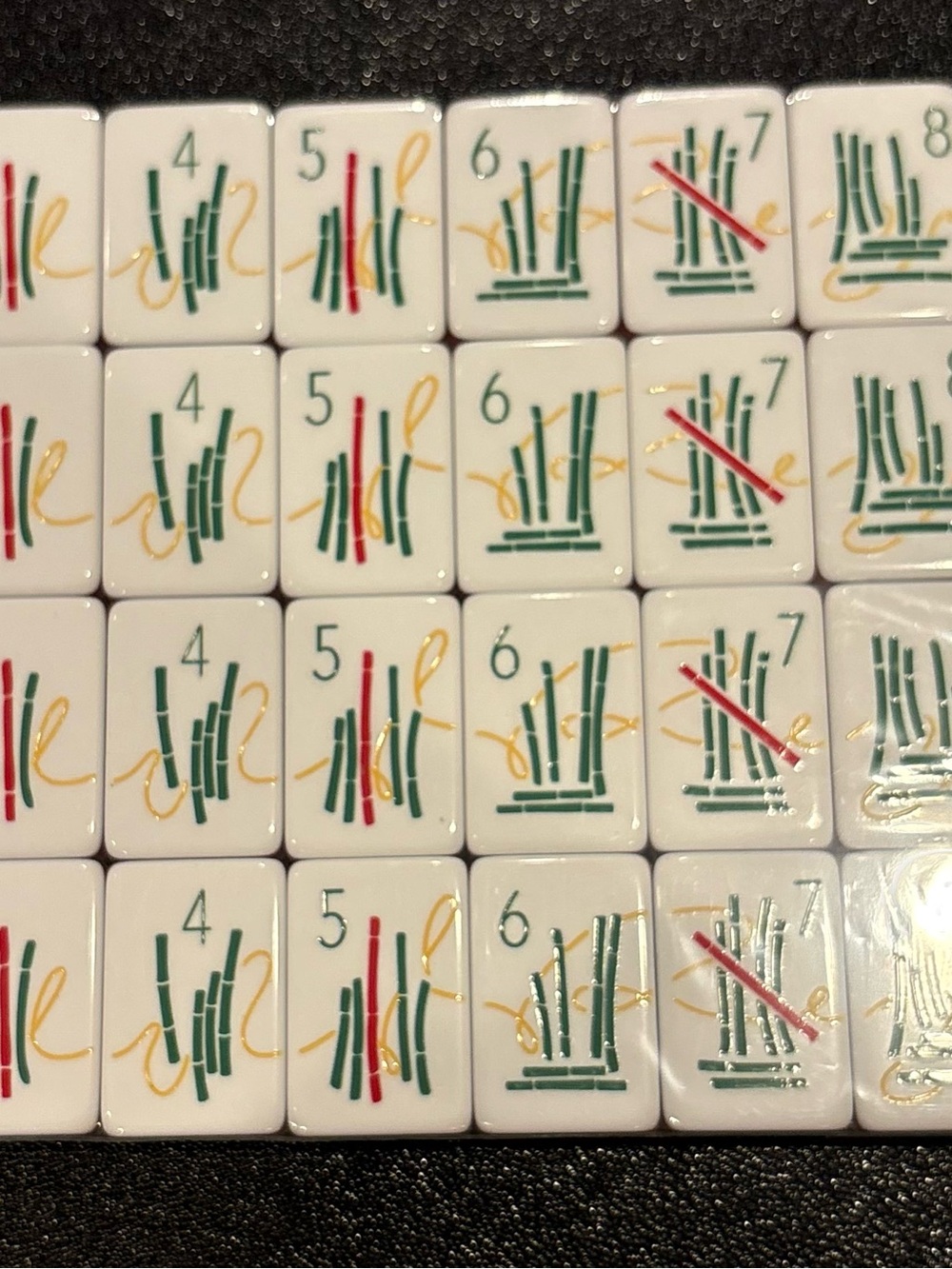 Brand New Walk With Me Inspired Unbranded Full Mahjong Tile Set